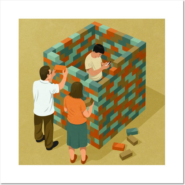 Teenager Wall Wall Art by John Holcroft